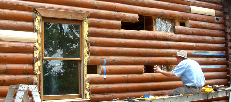 Log Home Repair Hancock County, Georgia