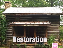 Historic Log Cabin Restoration  Hancock County, Georgia